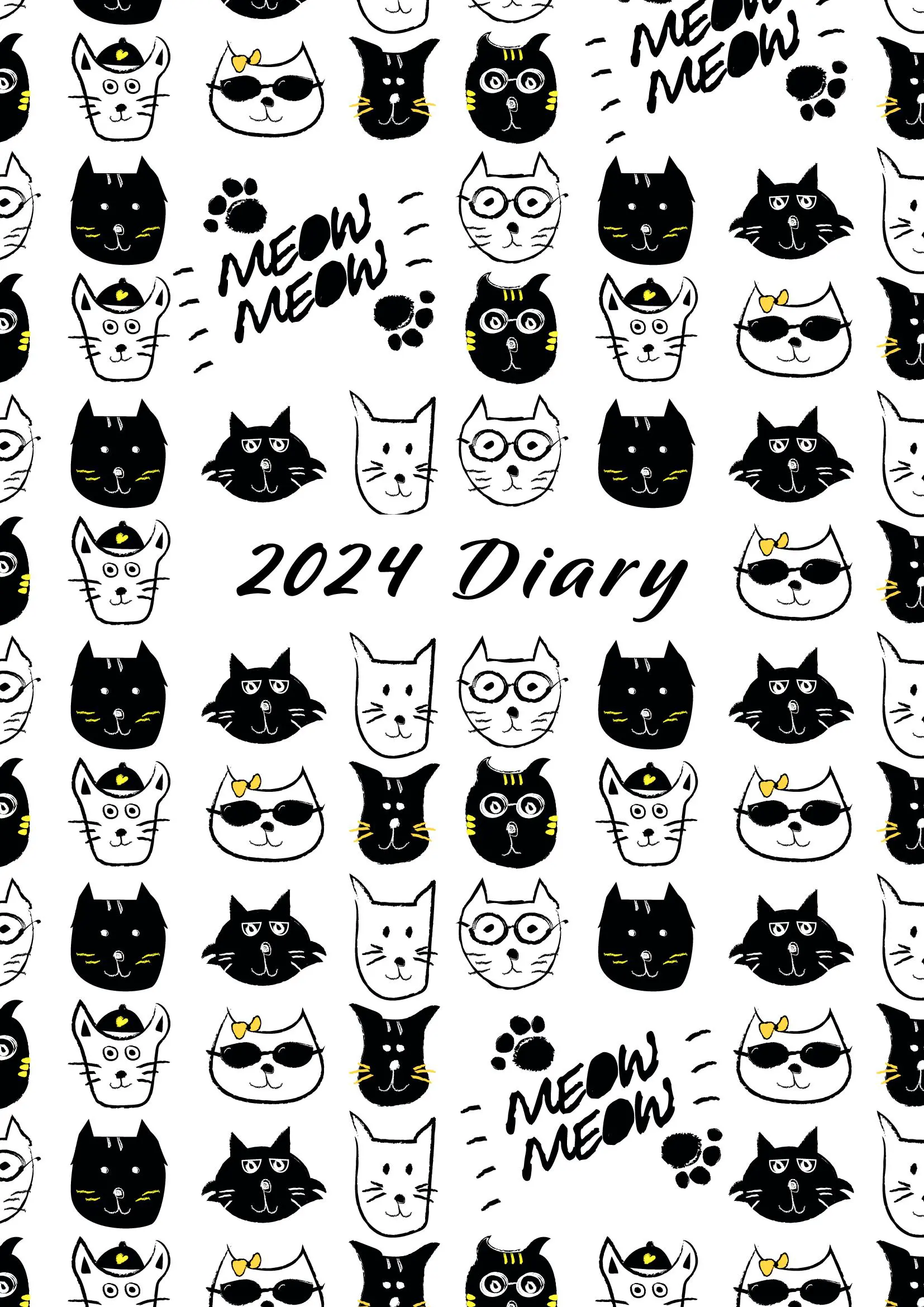 A4 Cat diary/notebook