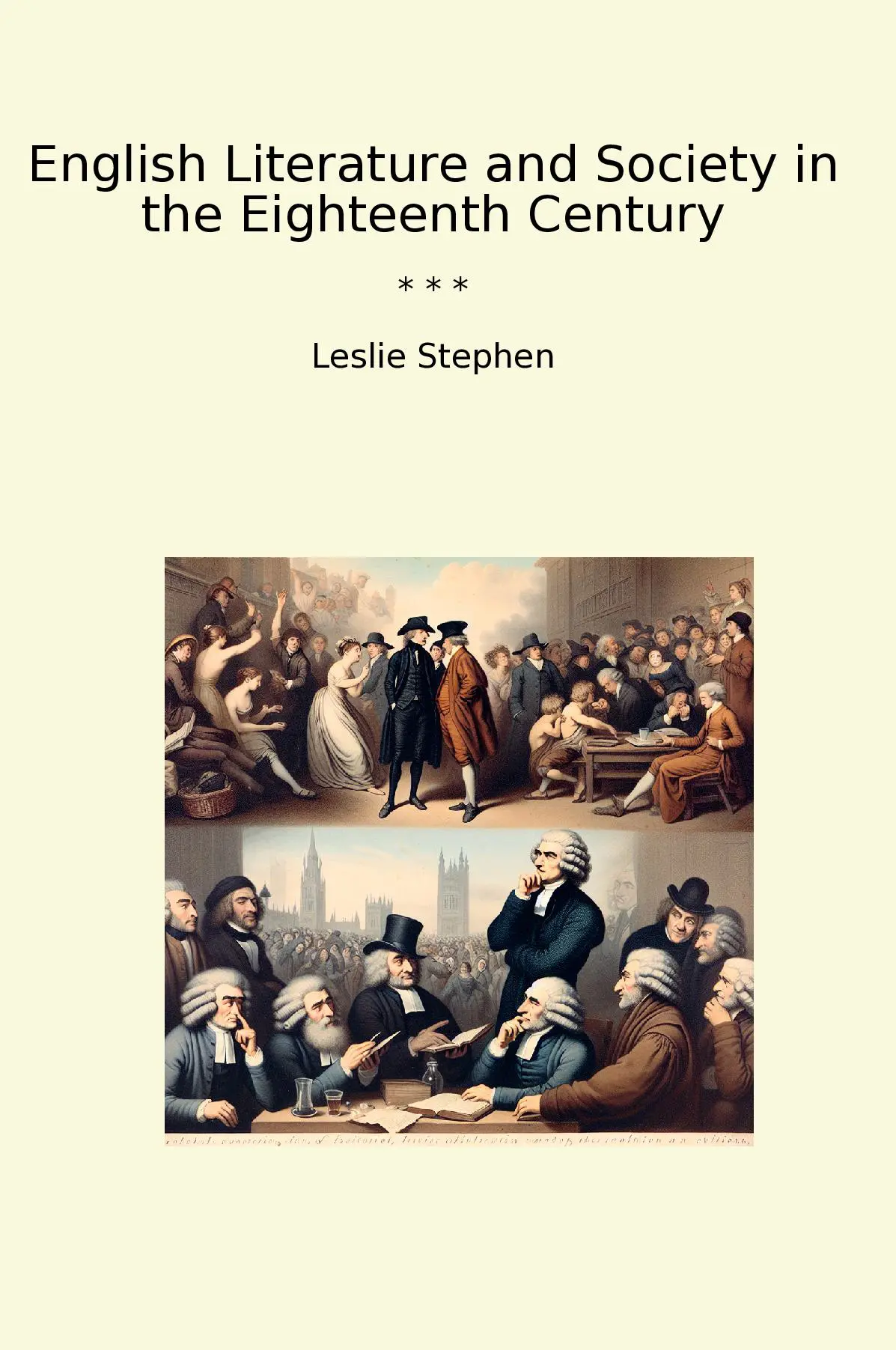 English Literature and Society in the Eighteenth Century