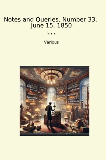 Notes and Queries, Number 33, June 15, 1850