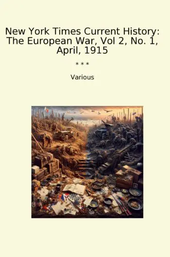 New York Times Current History: The European War, Vol 2, No. 1, April, 1915