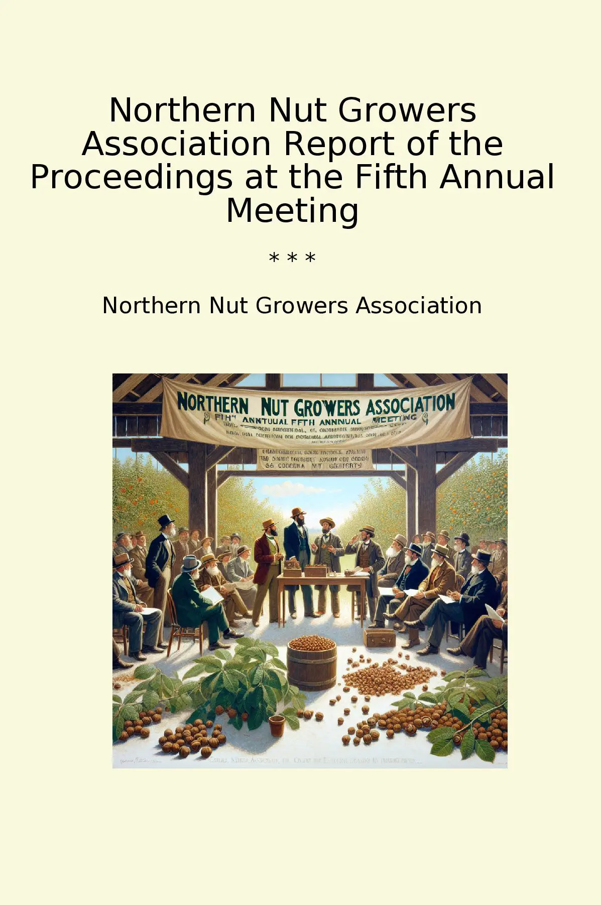 Northern Nut Growers Association Report of the Proceedings at the Fifth Annual Meeting