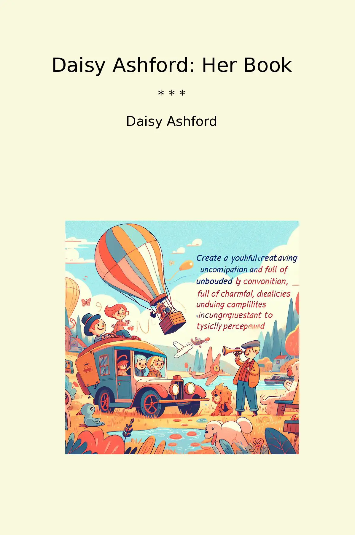 Daisy Ashford: Her Book