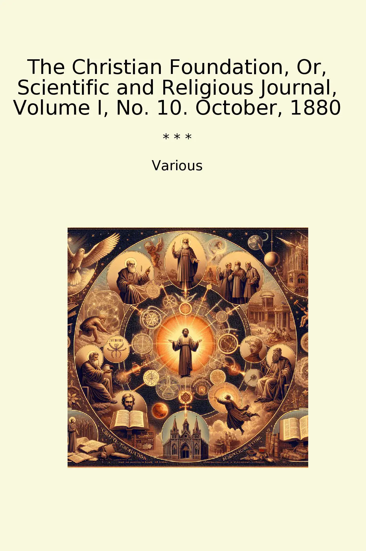 The Christian Foundation, Or, Scientific and Religious Journal, Volume I, No. 10. October, 1880