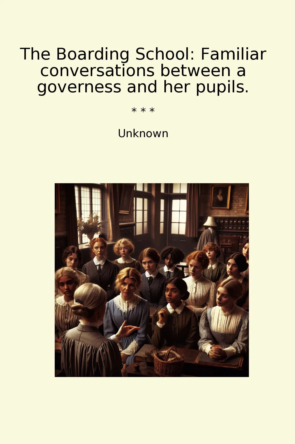 The Boarding School: Familiar conversations between a governess and her pupils.