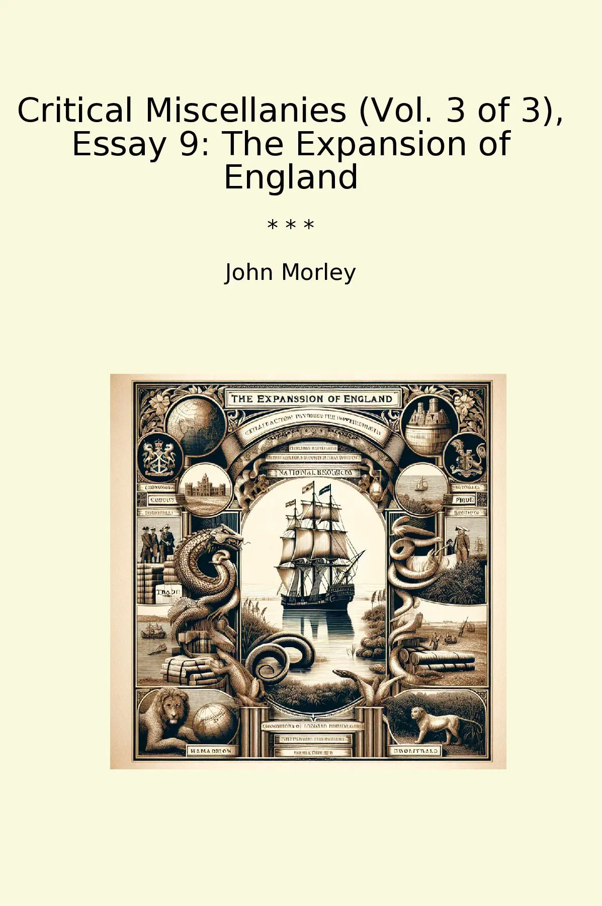 Critical Miscellanies (Vol. 3 of 3), Essay 9: The Expansion of England