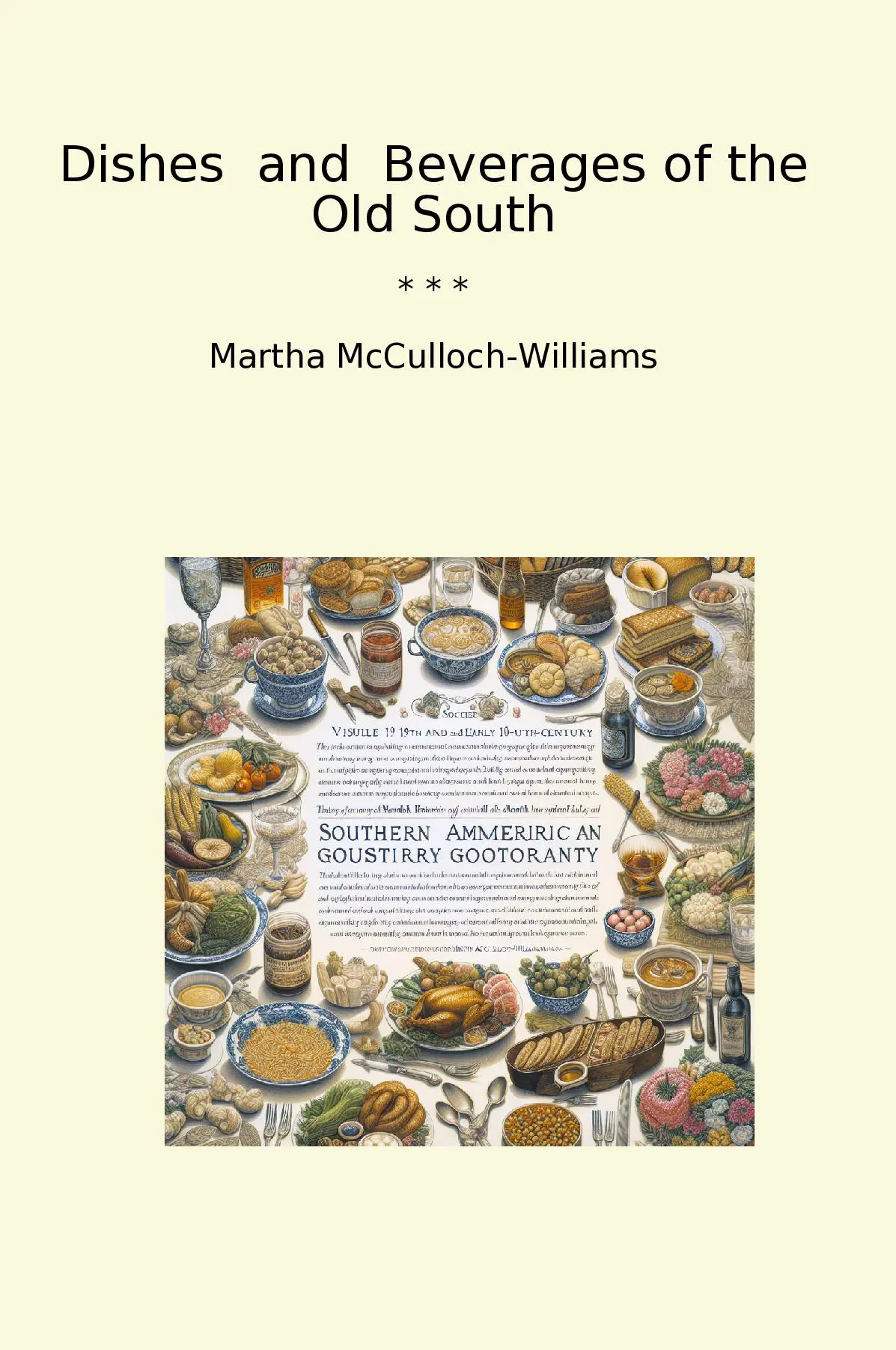 Dishes and Beverages of the Old South