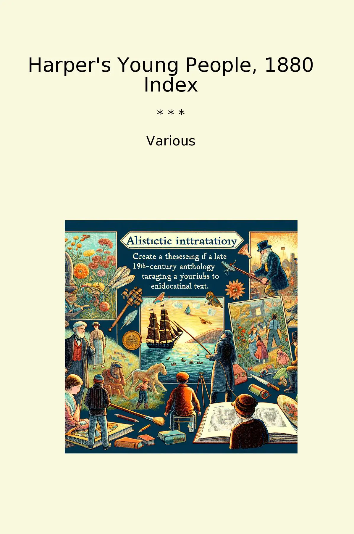 Harper's Young People, 1880 Index