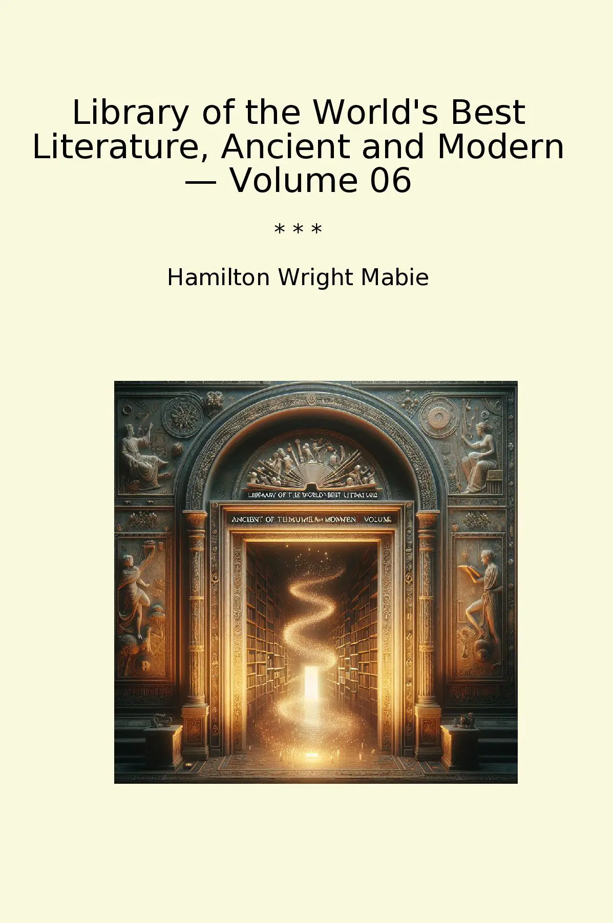 Library of the World's Best Literature, Ancient and Modern — Volume 06