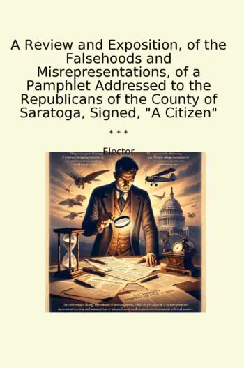 A Review and Exposition, of the Falsehoods and Misrepresentations, of a Pamphlet Addressed to the Republicans of the County of Saratoga, Signed, "A Citizen"