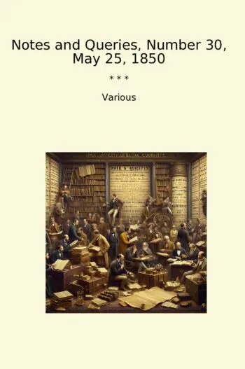 Notes and Queries, Number 30, May 25, 1850