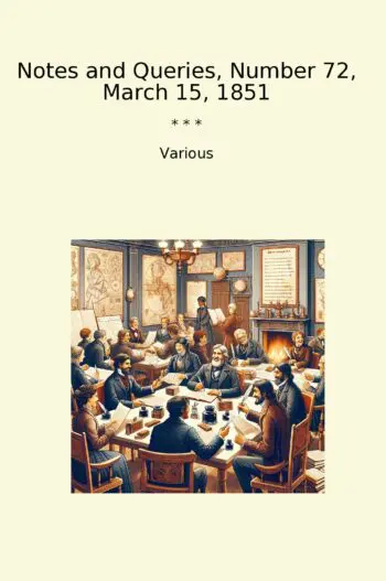 Notes and Queries, Number 72, March 15, 1851