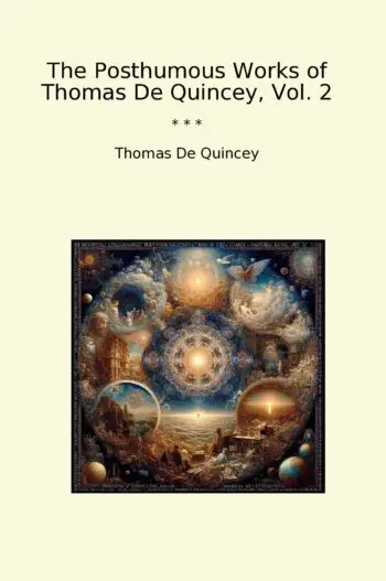 The Posthumous Works of Thomas De Quincey, Vol. 2