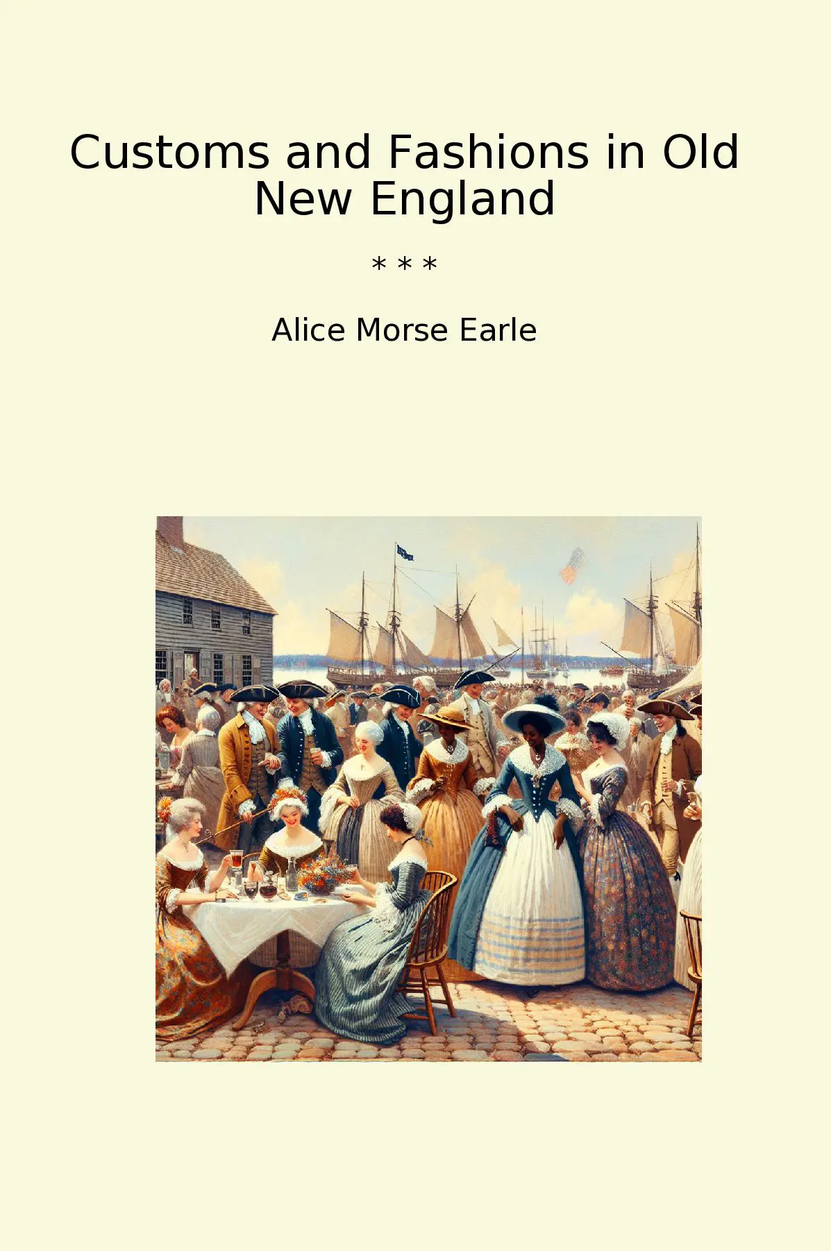 Customs and Fashions in Old New England