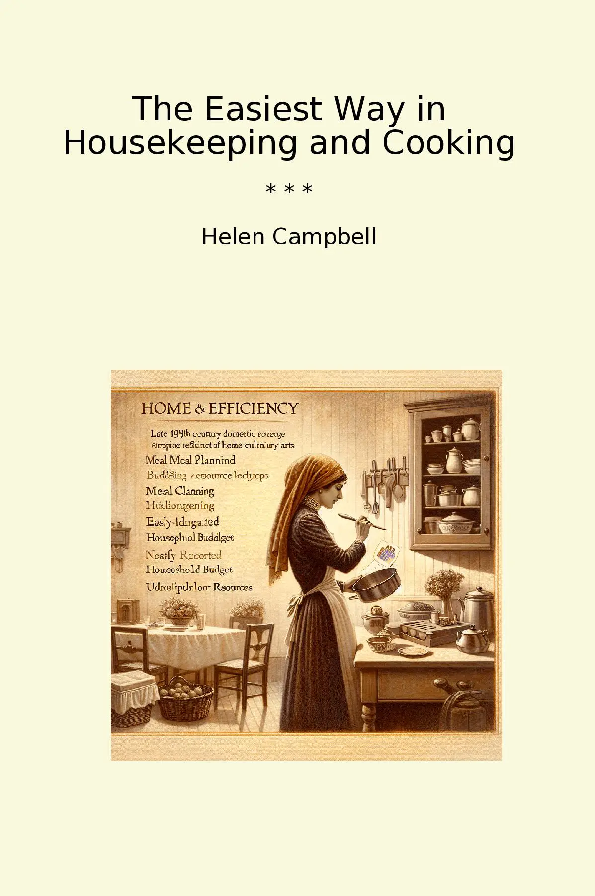 The Easiest Way in Housekeeping and Cooking