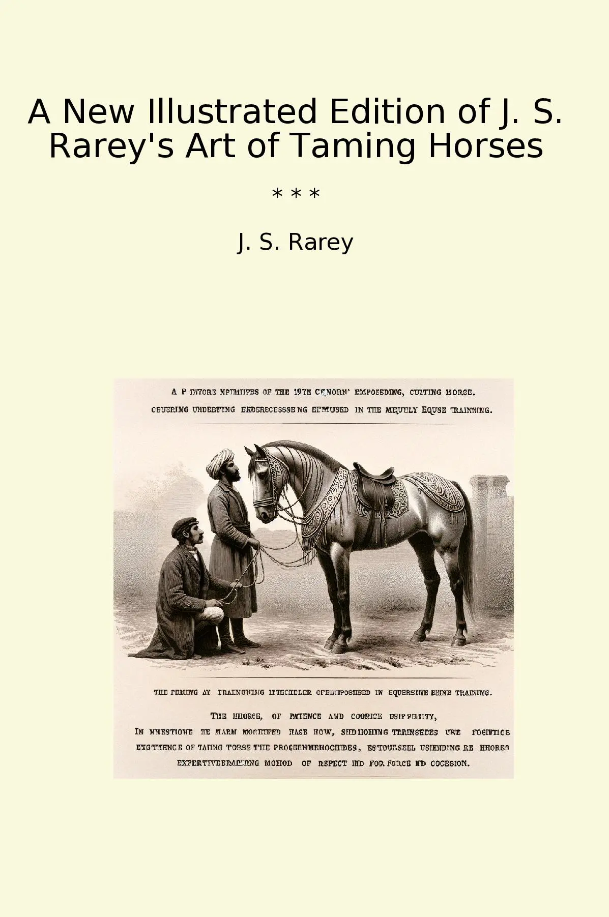 A New Illustrated Edition of J. S. Rarey's Art of Taming Horses