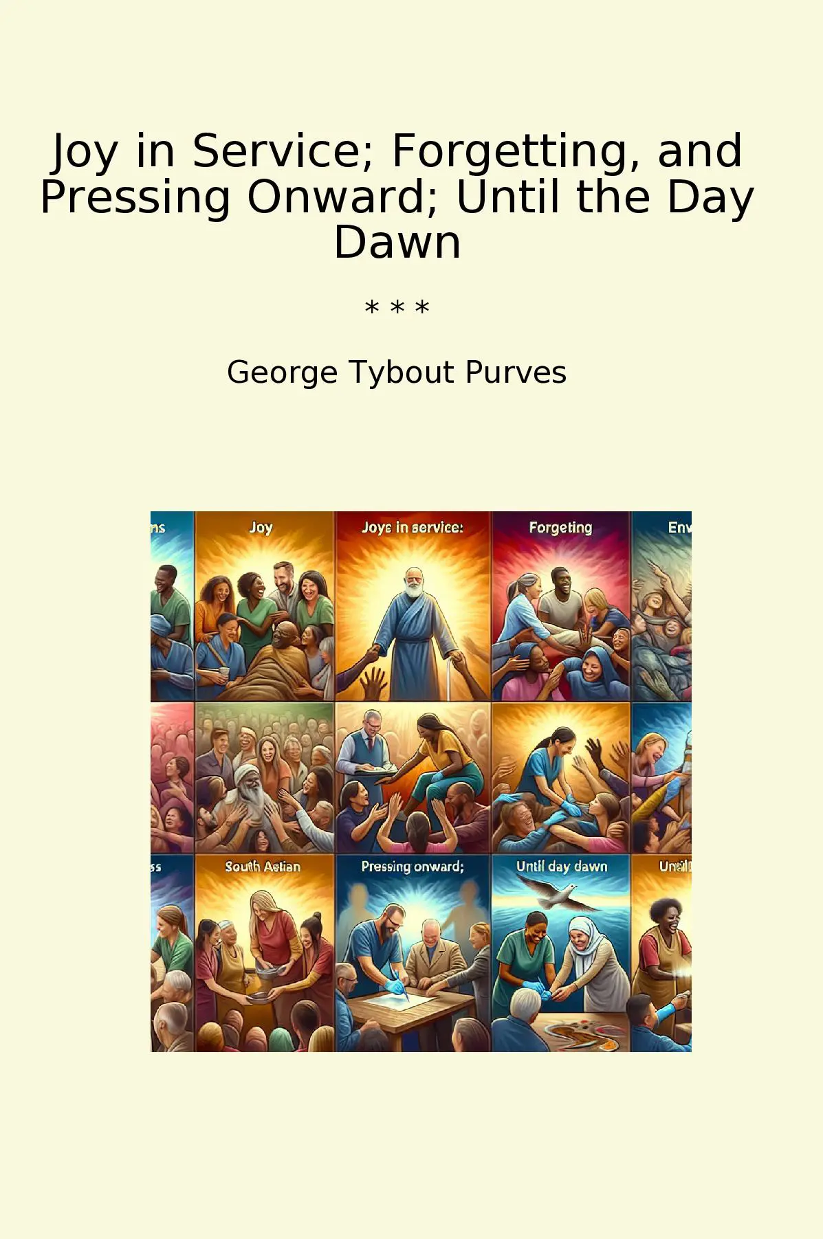 Joy in Service; Forgetting, and Pressing Onward; Until the Day Dawn