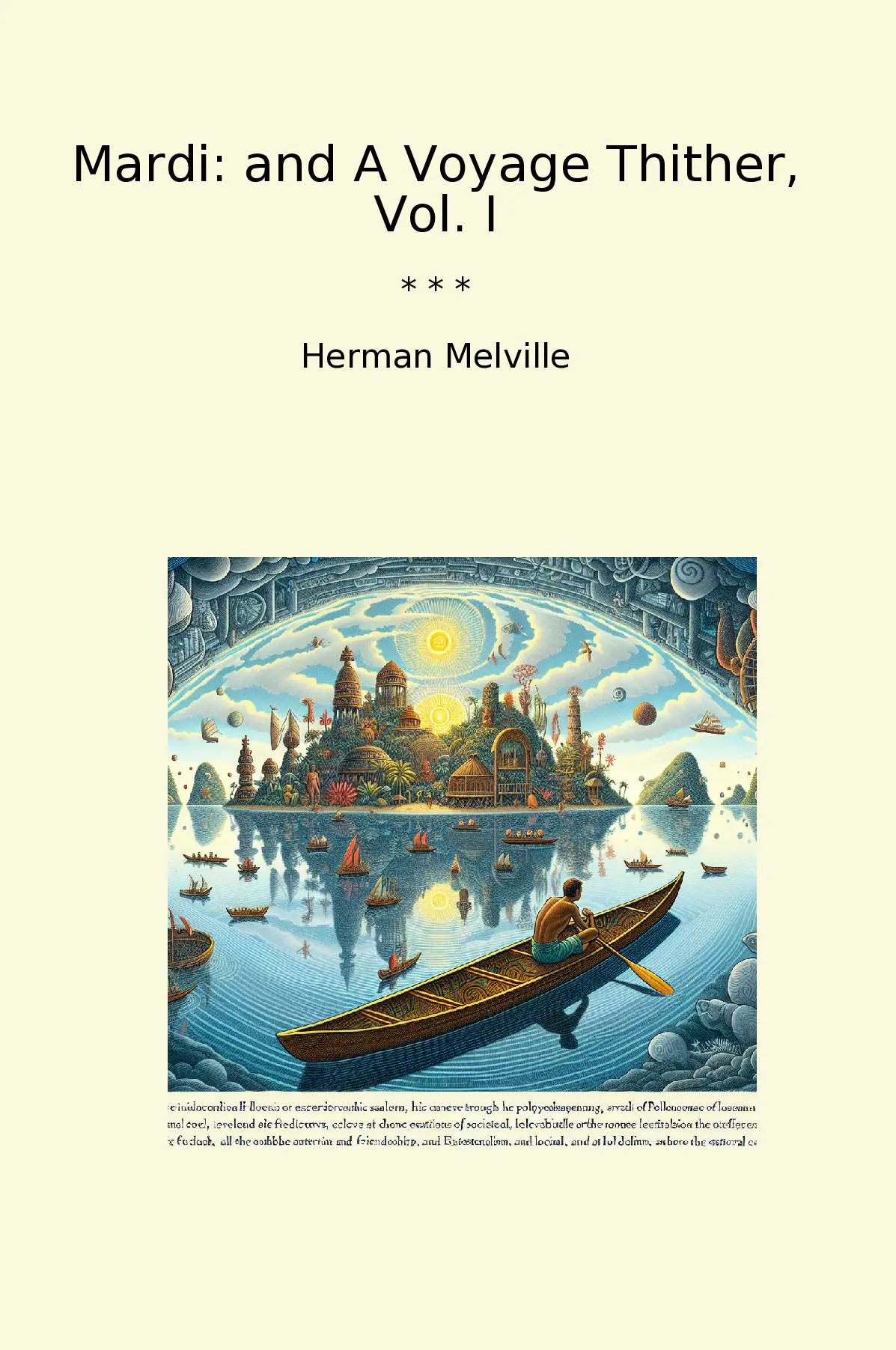 Mardi: and A Voyage Thither, Vol. I
