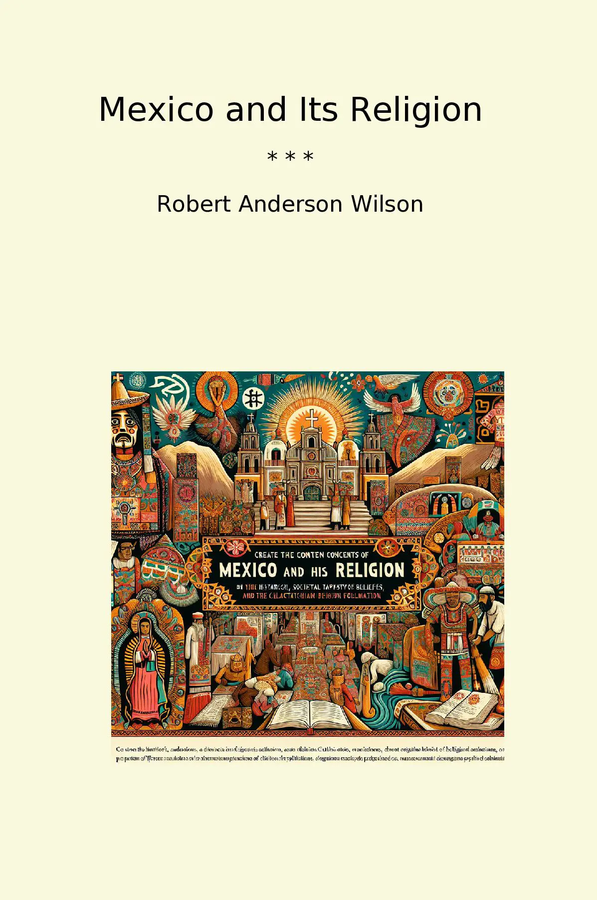 Mexico and Its Religion