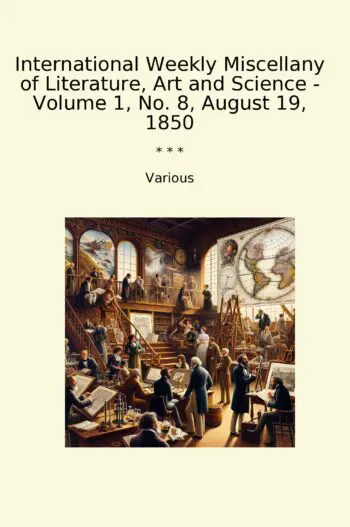 International Weekly Miscellany of Literature, Art and Science - Volume 1, No. 8, August 19, 1850