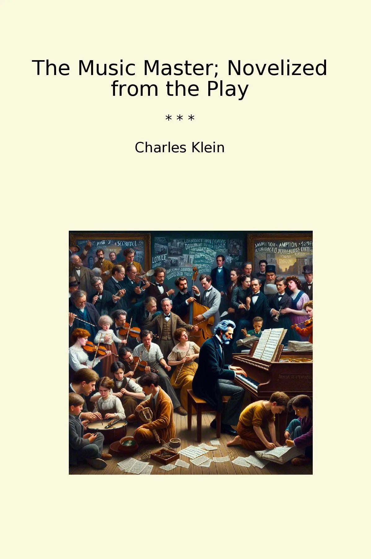 The Music Master; Novelized from the Play