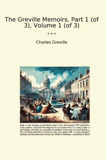 The Greville Memoirs, Part 1 (of 3), Volume 1 (of 3)