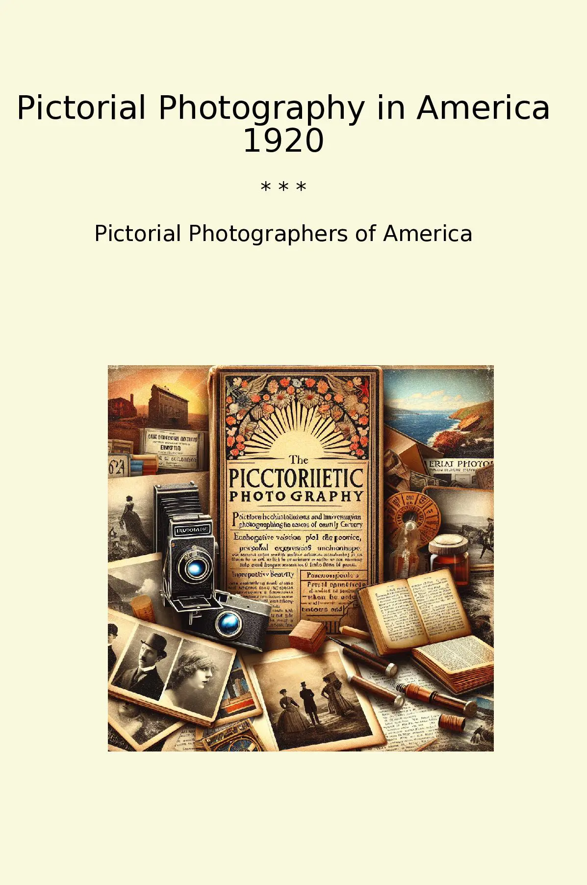 Pictorial Photography in America 1920
