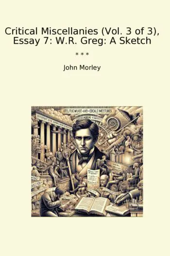 Critical Miscellanies (Vol. 3 of 3), Essay 7: W.R. Greg: A Sketch