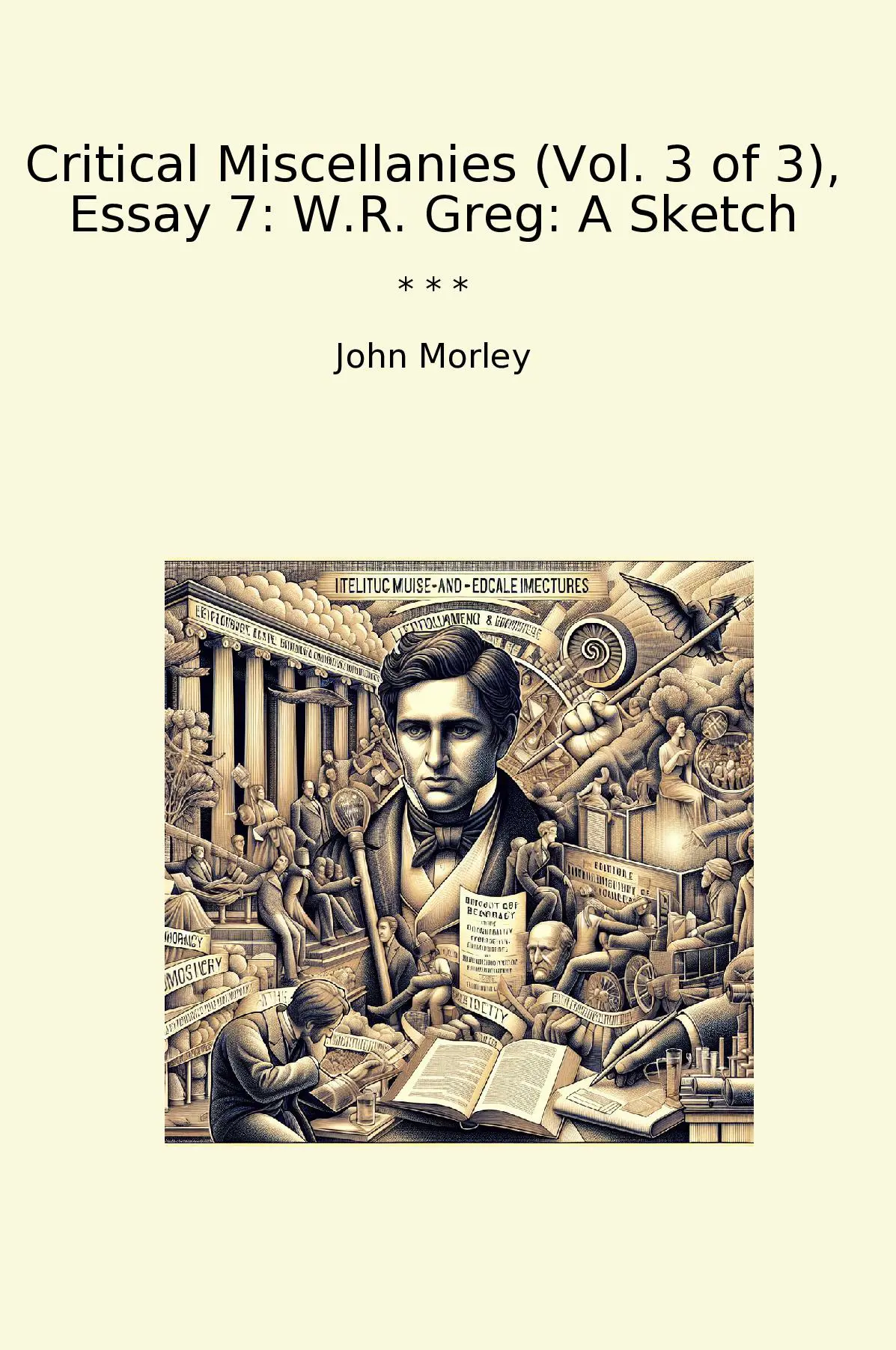 Critical Miscellanies (Vol. 3 of 3), Essay 7: W.R. Greg: A Sketch