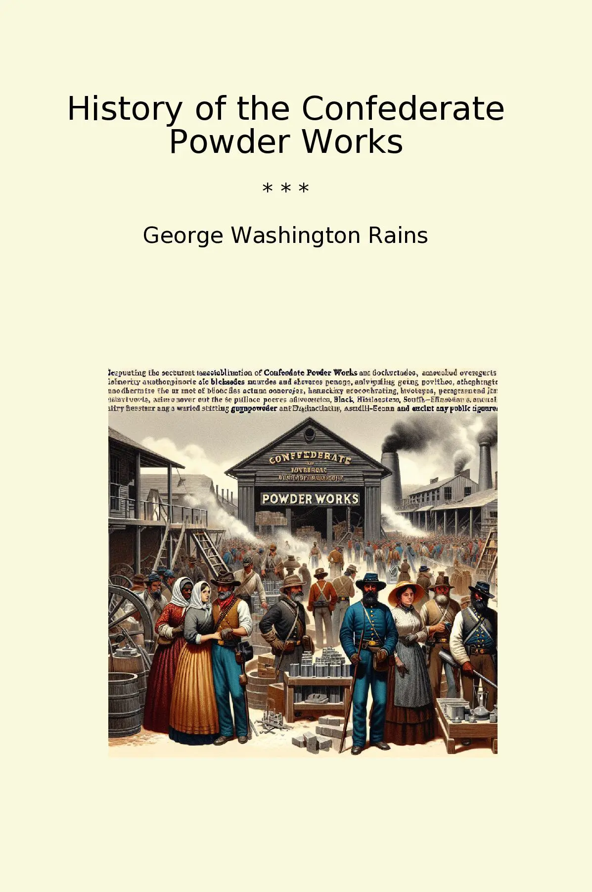 History of the Confederate Powder Works