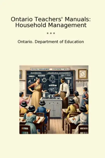 Ontario Teachers' Manuals: Household Management