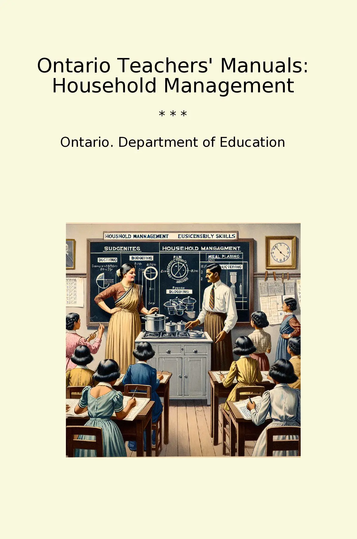 Ontario Teachers' Manuals: Household Management