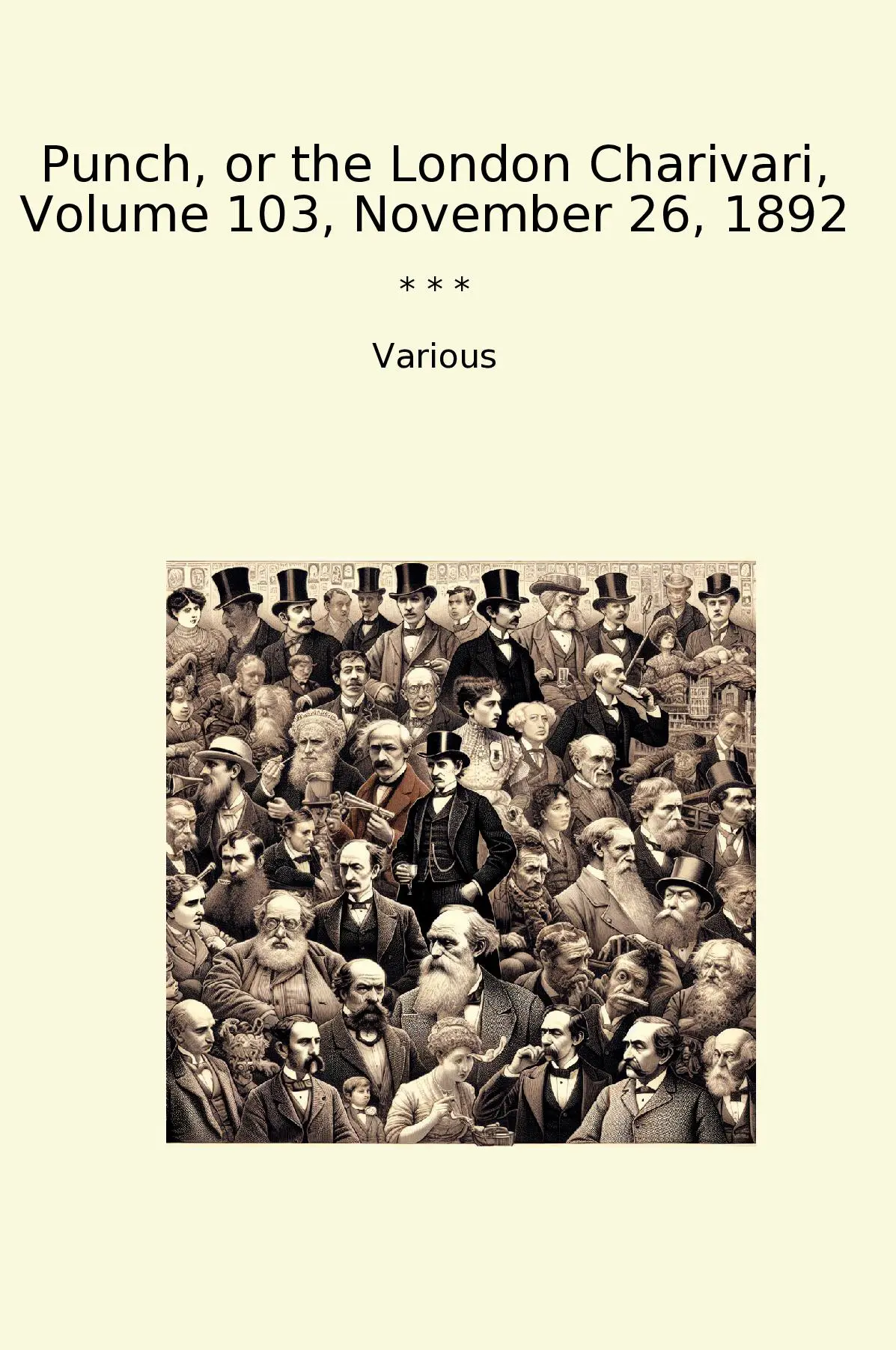 Punch, or the London Charivari, Volume 103, November 26, 1892