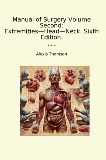 Manual of Surgery Volume Second: Extremities—Head—Neck. Sixth Edition.