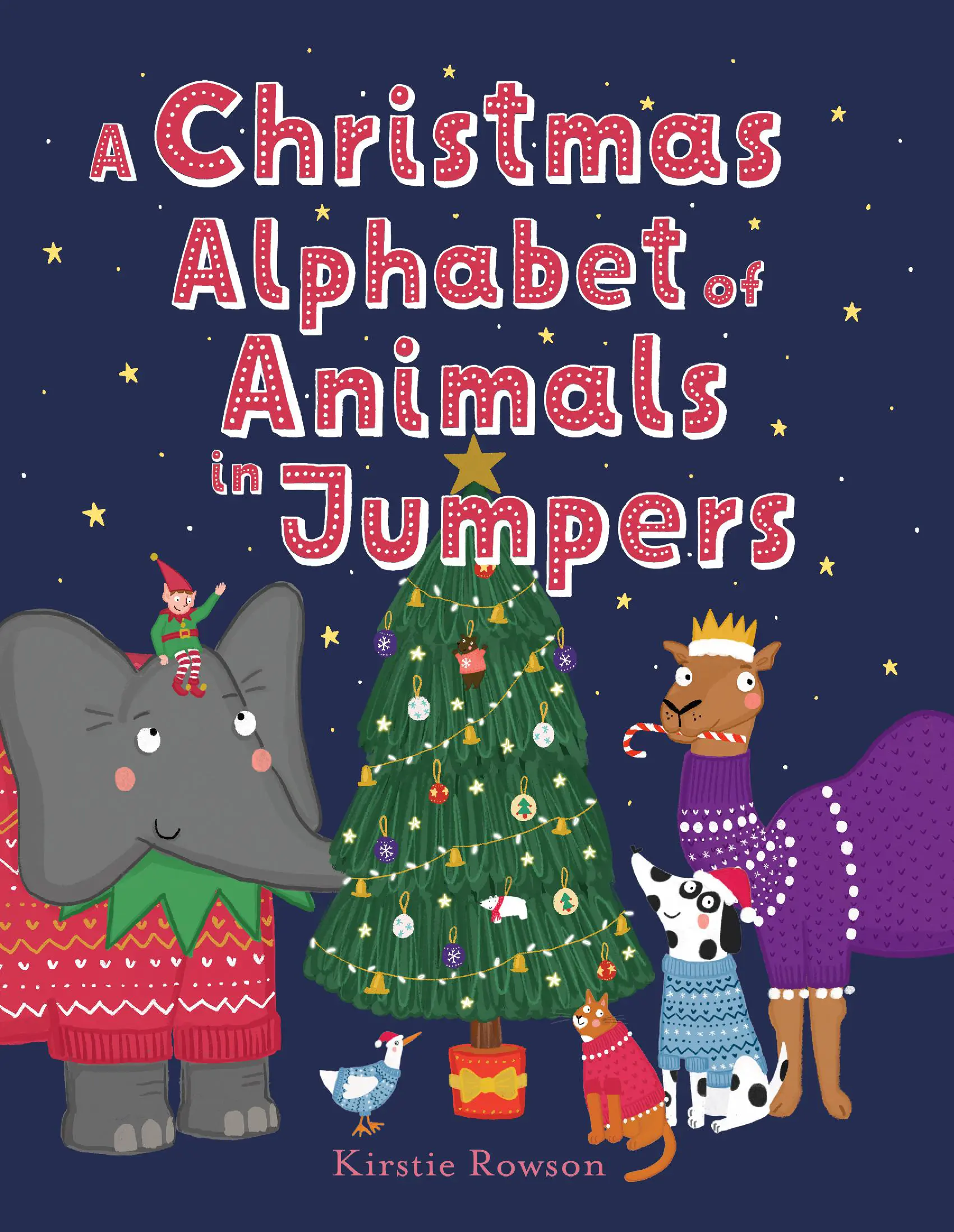 A Christmas Alphabet of Animals In Jumpers