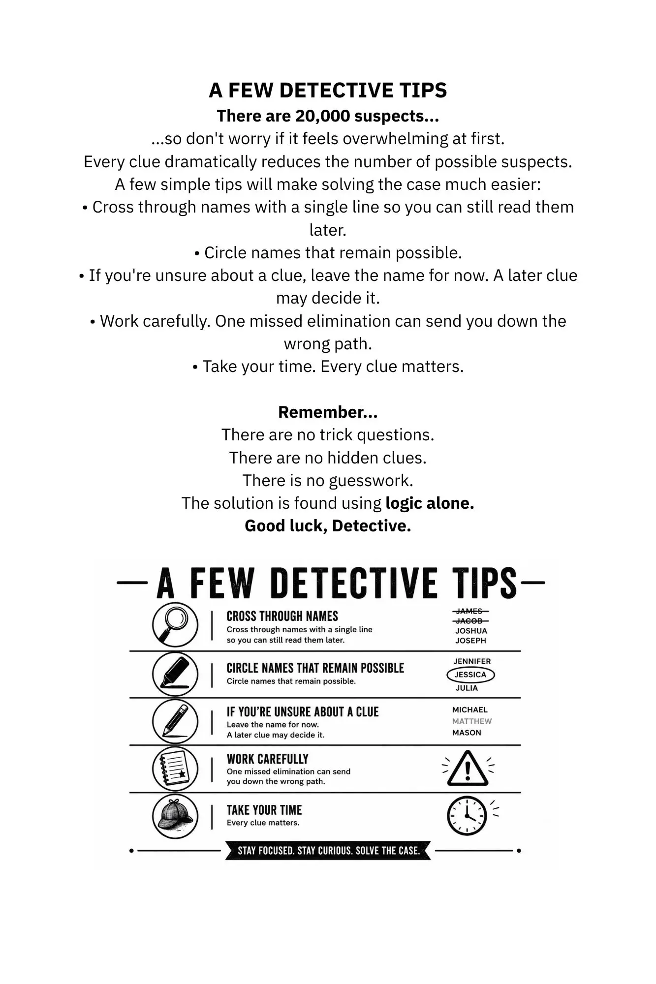 The Talent Show is Cancelled! A SUSS-IT© Suspect Elimination Mystery Puzzle for Kids Age 9+