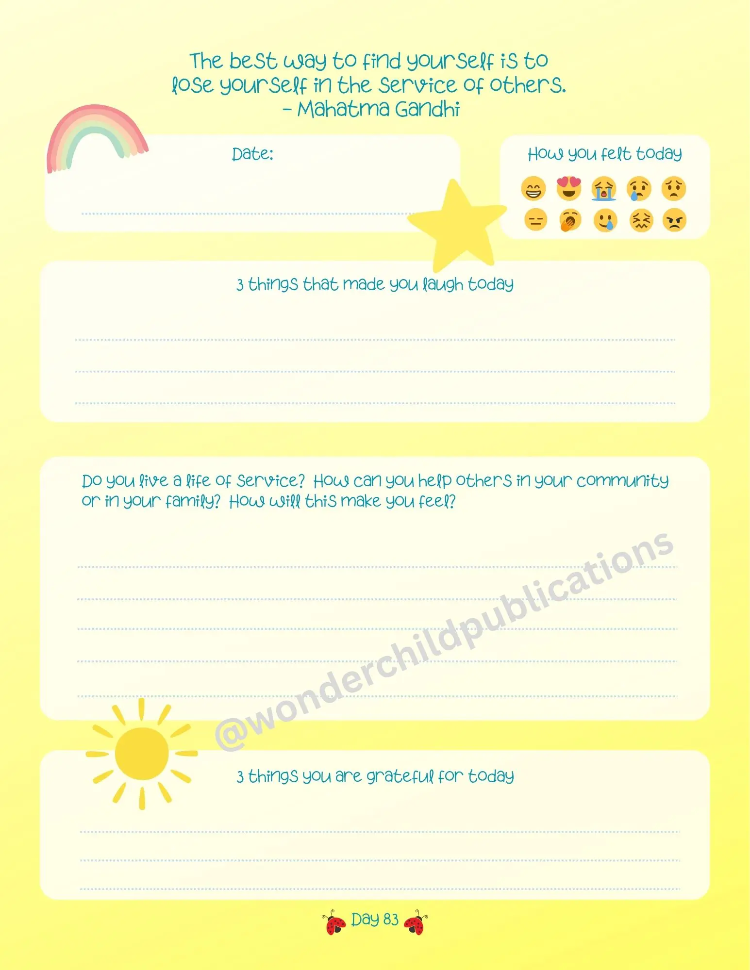 Becoming Confident Journal Sunshine Edition