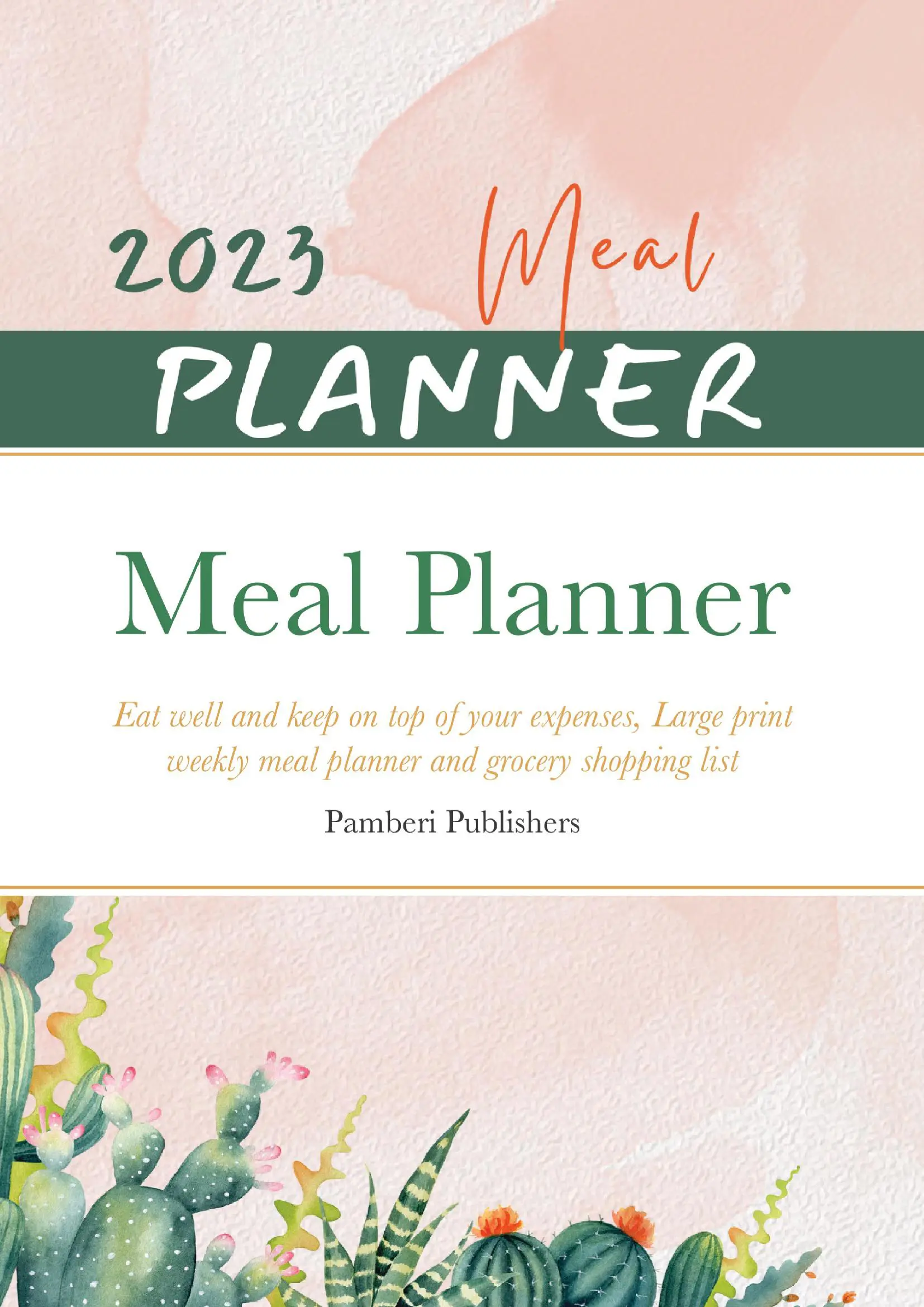 2023 Meal Planner & Grocery List