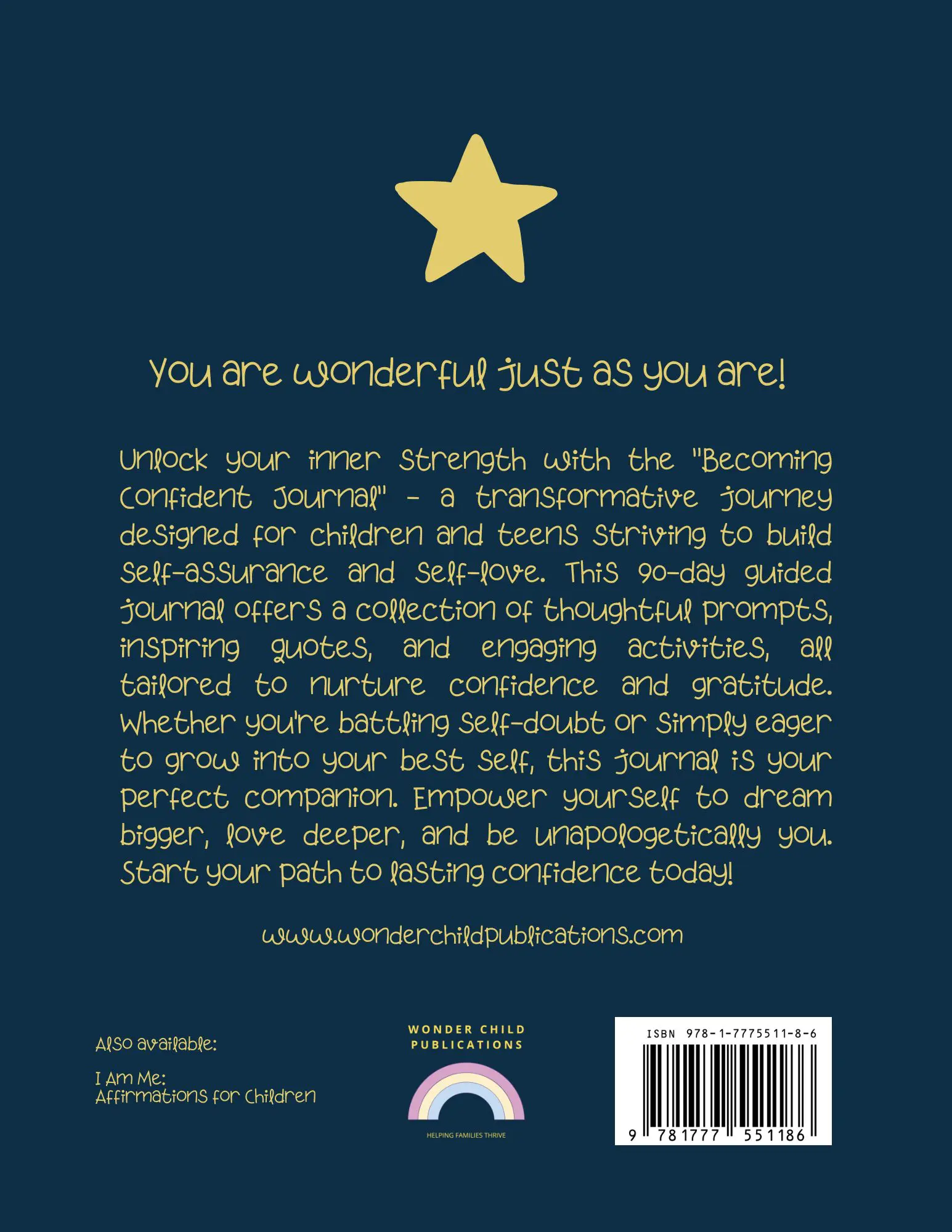 Becoming Confident Journal Reach for the Stars Edition