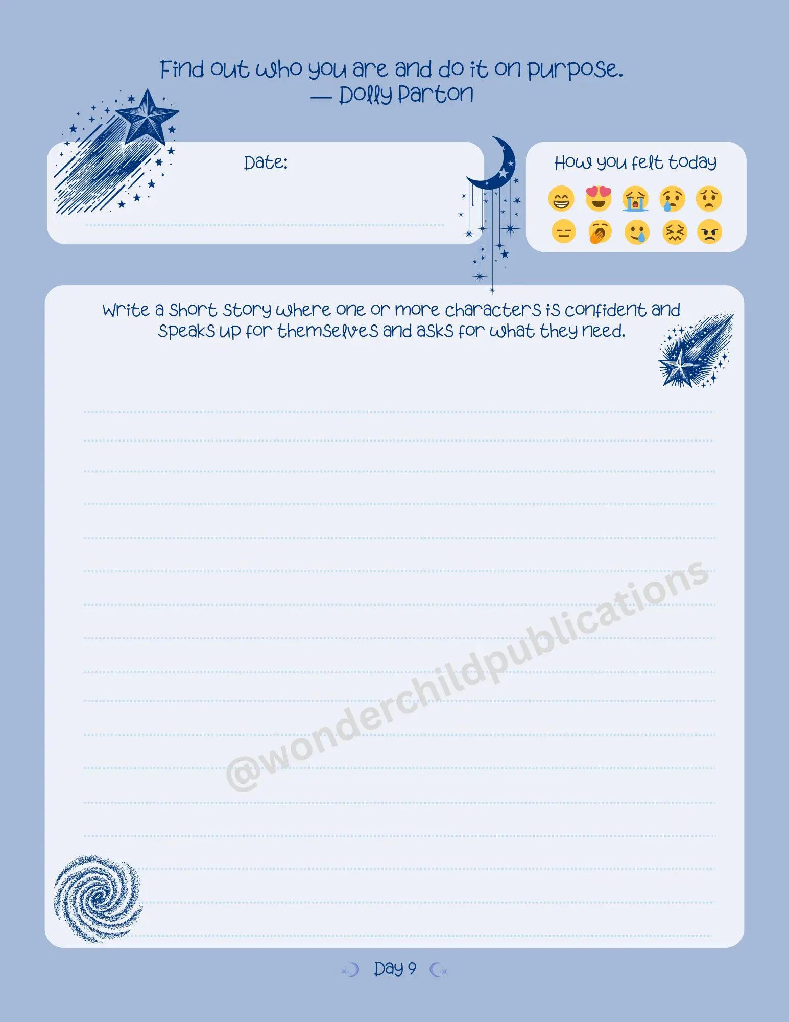 Becoming Confident Journal Reach for the Stars Edition