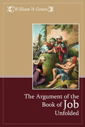 The Argument of the Book of Job Unfolded
