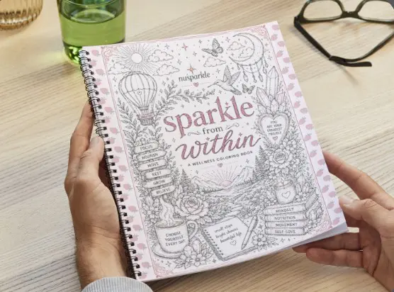 Sparkle from Within: A Wellness Coloring Book