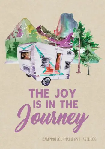 Camping Journal, Purple Vintage