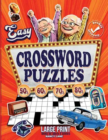 Easy Crossword Puzzle Book for Adults & Seniors - Large Print