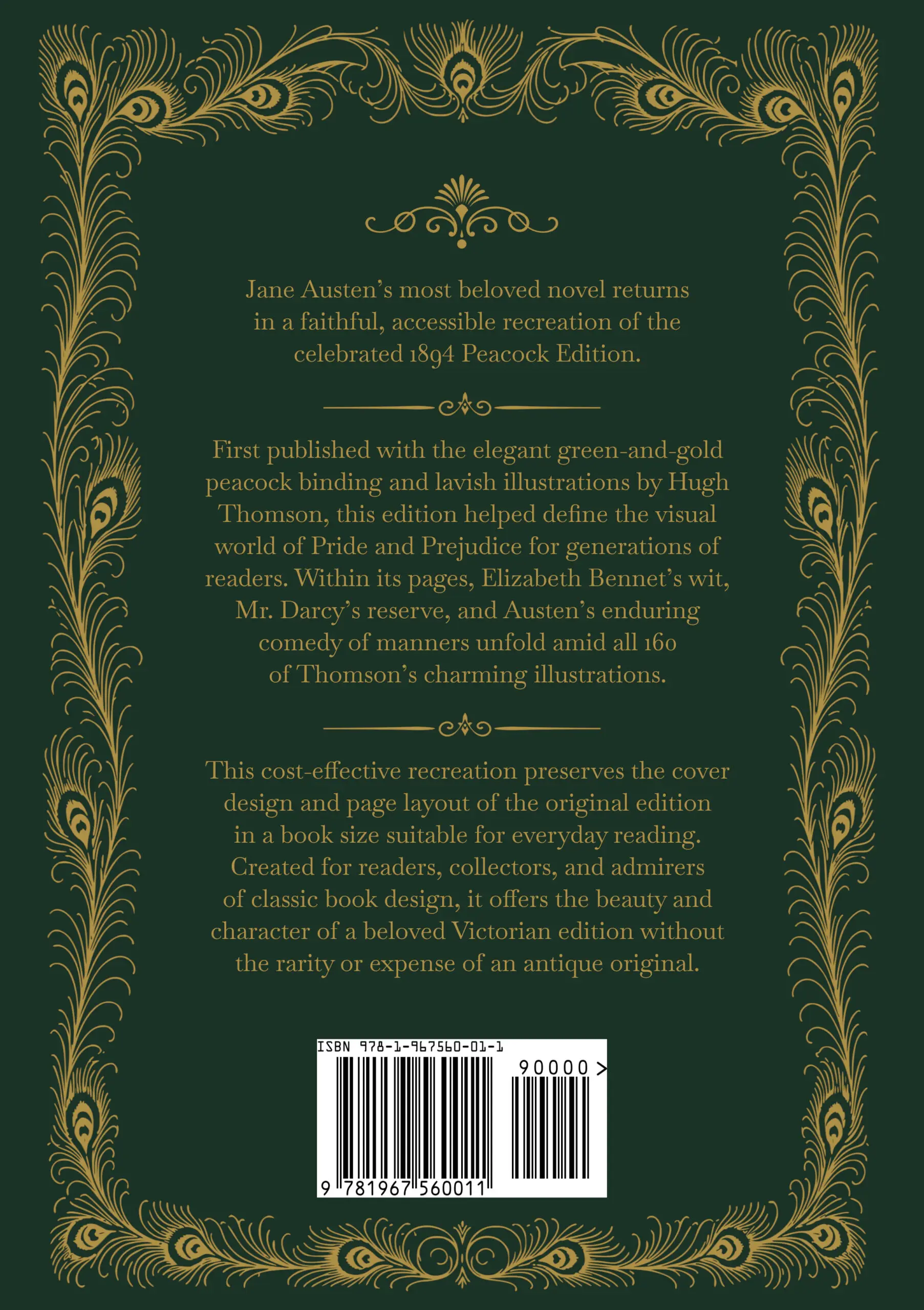 Pride and Prejudice: Peacock Edition Recreation (Truth & Tradition)