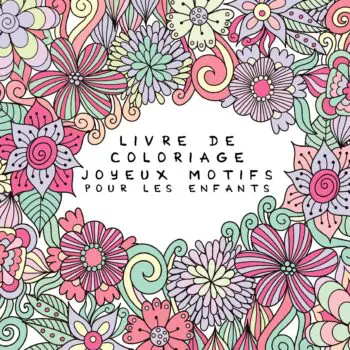Livre de coloriage joyeux motifs pour les enfants