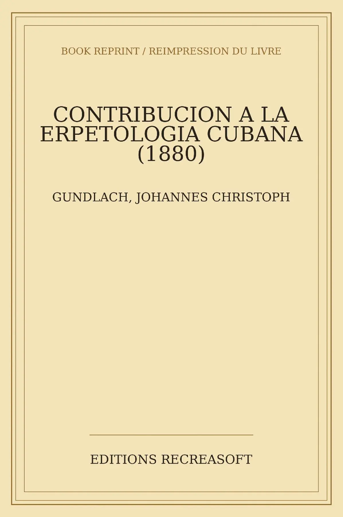 Contribucion a la erpetologia cubana