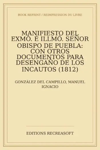 Manifiesto del obispo de Puebla