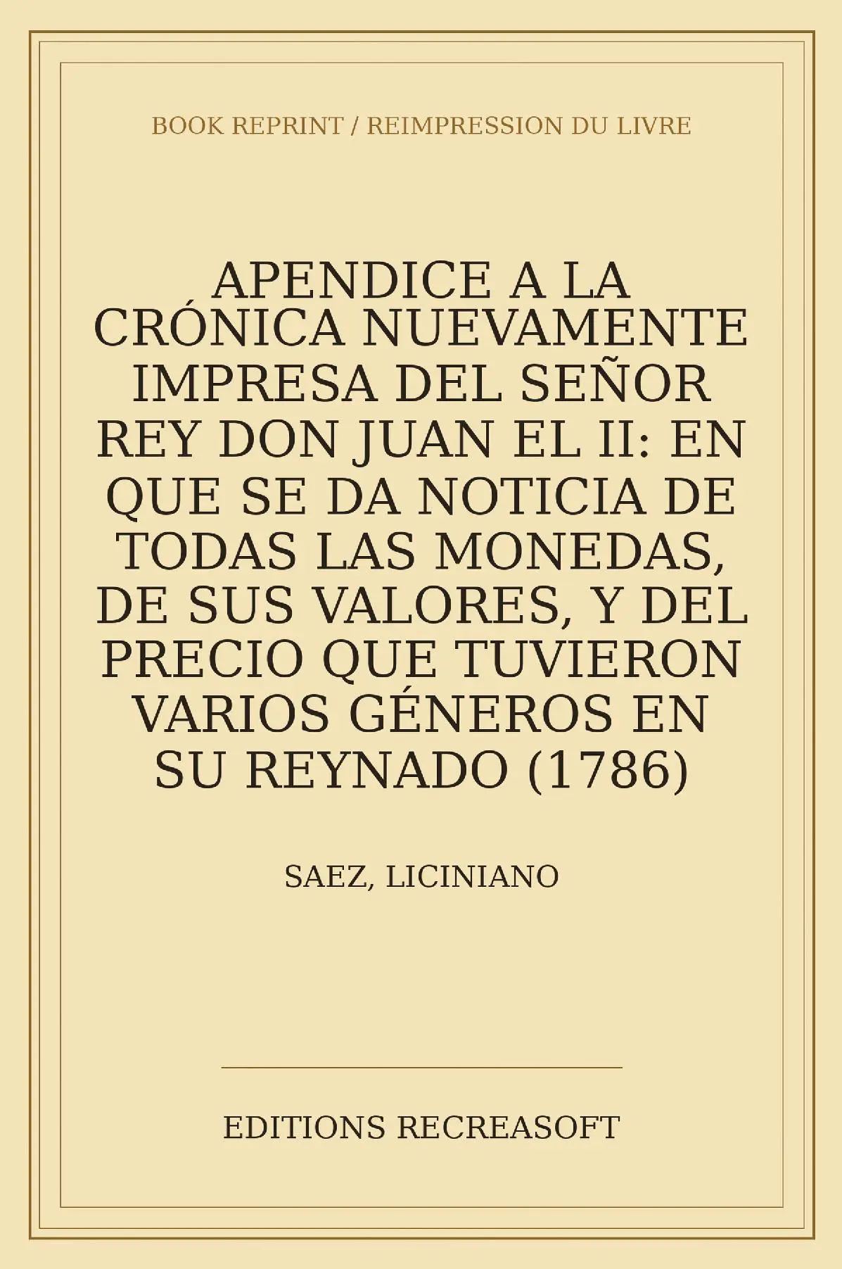 Apendice a la Cronica del señor rey Don Juan el II