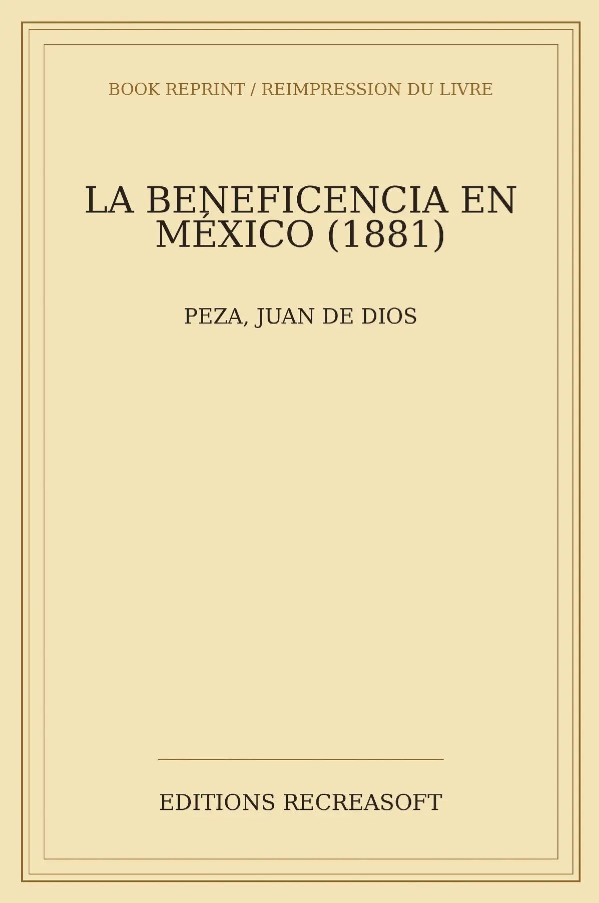 La beneficencia en Mexico