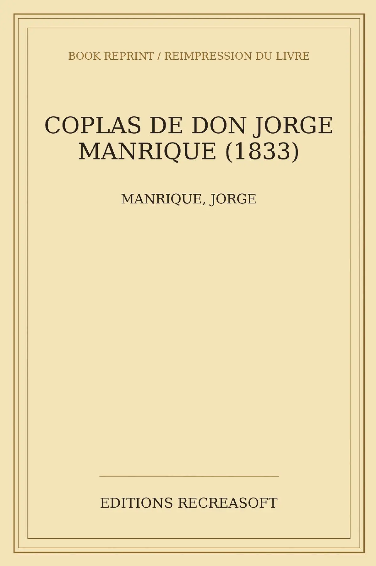 Coplas de Don Jorge Manrique
